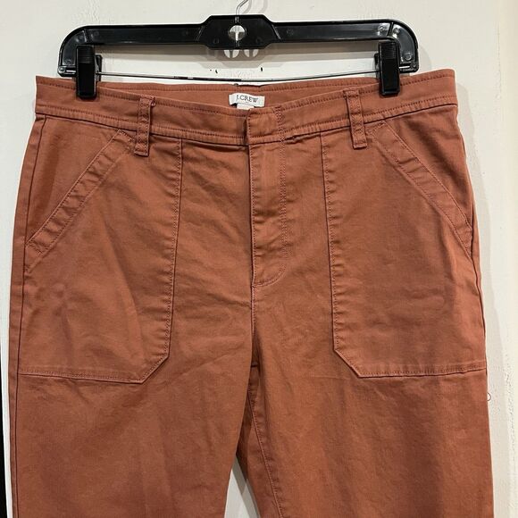J Crew Women’s High Rise Skinny Cargo Pants 30 Waist Salmon Preppy - Picture 2 of 5
